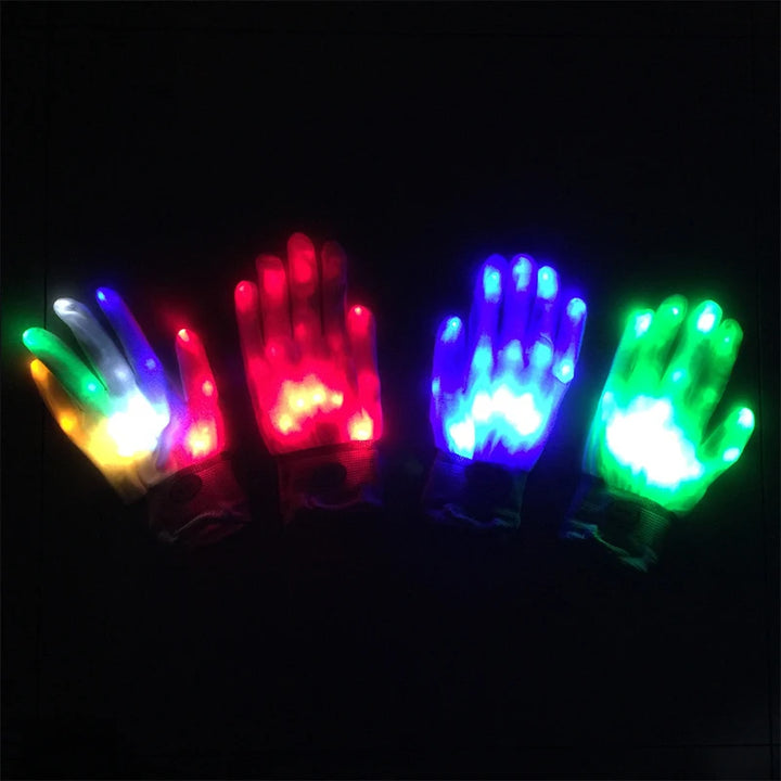 GlowHorrer LED Handschuhe