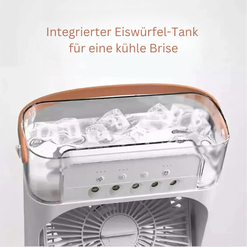 Mini LED-Ventilator mit Sprühfunktion